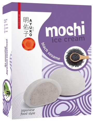 Mochi Black Sesame 6/30g - DESERT OD RIŽE PUNJEN SLADOLEDOM OD CRNOG SEZAMA