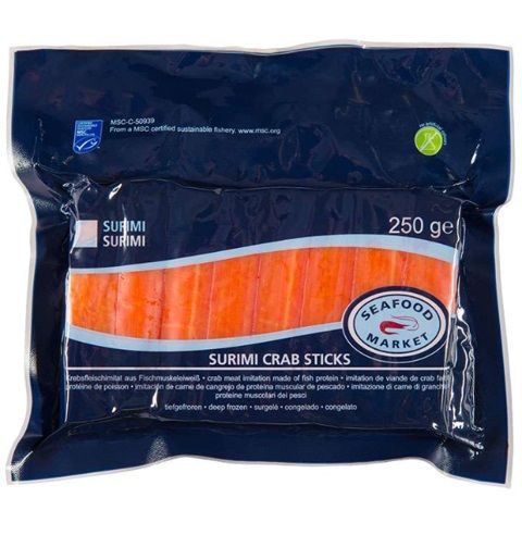 MSC Surimi Maki (30% fish / 7,5 cm) - FISH PROTEIN STICKS