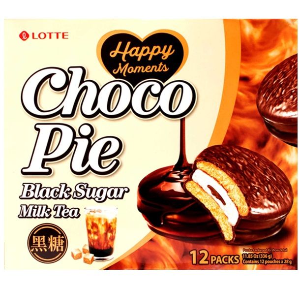 Choco Pie Black Sugar - KOREJSKI DESERT S TAMNIM ŠEĆEROM
