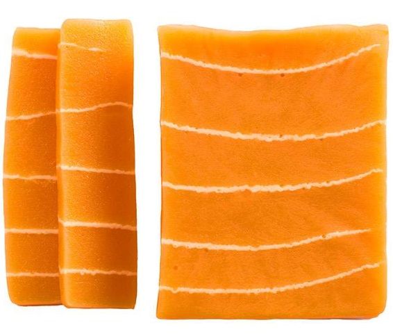 Vegan Salmon Sashimi - PRODUCT BASED ON PLANT STARCH AND RICE PROTEIN SALMON STYLE