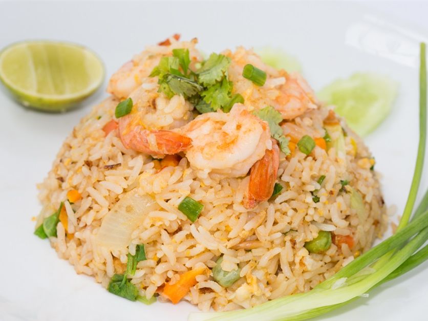 Khao Pad Koong - FRIED RICE WITH SHRIMPS